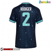 Ženske Nogometnih dresov Nemčija Antonio Rudiger #2 Gostujoči SP 2026 Kratki rokavi